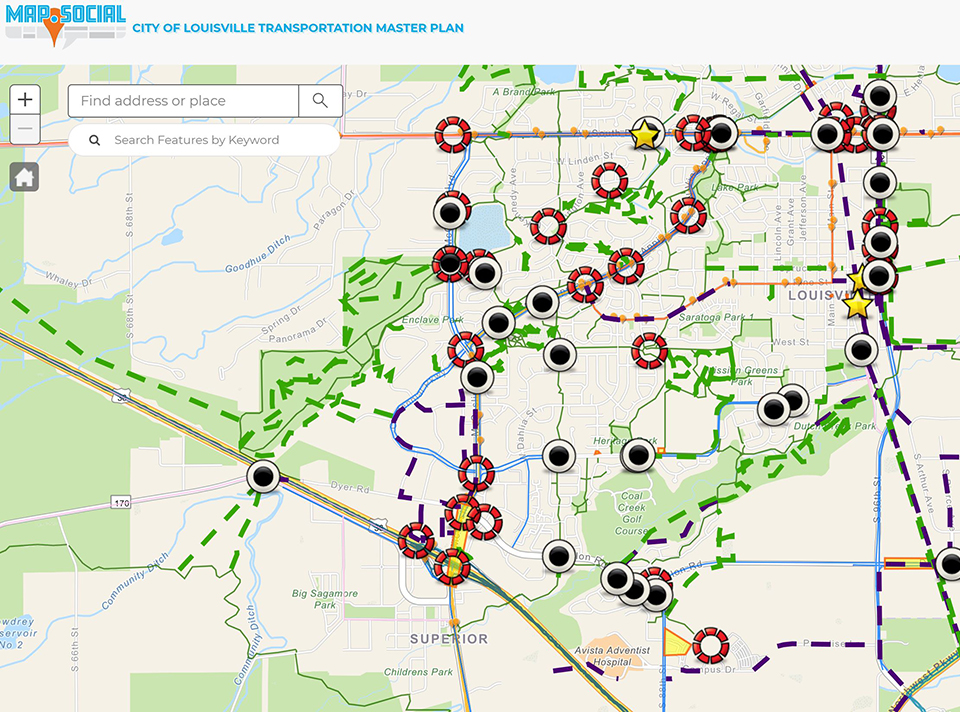 Louisville TMP interactive map