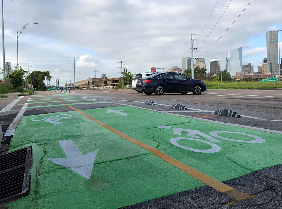 Houston Bikeway Initiative downtown connector